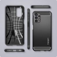 Калъф Spigen Rugged Armor за Samsung Galaxy  A13 4G / LTE, Matte Black