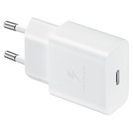 Samsung Fast Travel 15W USB-C Charger EP-T1510NWEGEU - захранване за ел. мрежа с USB-C изход (бял)