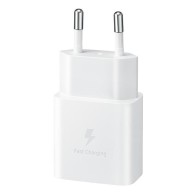Samsung Fast Travel 15W USB-C Charger EP-T1510NWEGEU - захранване за ел. мрежа с USB-C изход (бял)