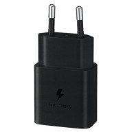 Samsung Fast Travel 15W USB-C Charger EP-T1510NBEGEU - захранване за ел. мрежа с USB-C изход (черен)