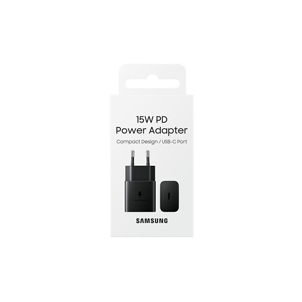 Samsung Fast Travel 15W USB-C Charger EP-T1510NBEGEU - захранване за ел. мрежа с USB-C изход (черен)