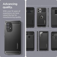 Калъф Spigen Rugged Armor за Samsung Galaxy A53 5G, Matte Black