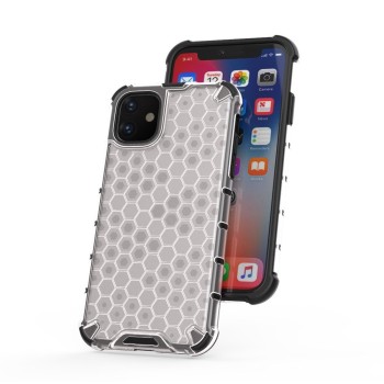 Калъф fixGuard Honeycomb Case armor cover with TPU Bumper for iPhone 11 transparent