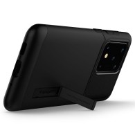 Spigen Slim Armor хибриден кейс с най-висока степен на защита за Samsung Galaxy S20 Ultra, Black