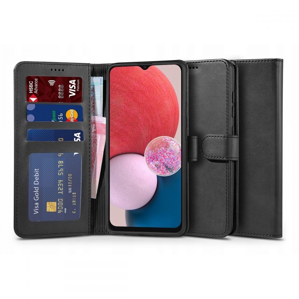 Калъф Tech-Protect Wallet за Samsung Galaxy A13 4G / LTE, Черен