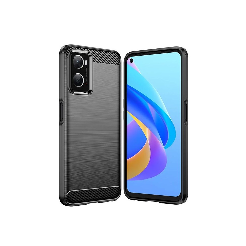 Калъф Tech-Protect TPUcarbon за Realme 9i / Oppo A96, Черен