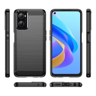 Калъф Tech-Protect TPUcarbon за Realme 9i / Oppo A96, Черен