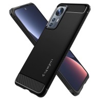 Калъф Spigen Rugged Armor за Xiaomi 12 / 12x, Matte Black