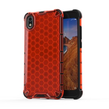 Калъф fixGuard Honeycomb Case armor cover with TPU Bumper for Xiaomi Redmi 7A red