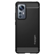 Калъф Spigen Rugged Armor за Xiaomi 12 / 12x, Matte Black