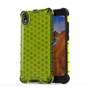 Калъф fixGuard Honeycomb Case armor cover with TPU Bumper for Xiaomi Redmi 7A green