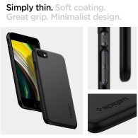 Калъф SPIGEN THIN FIT за IPHONE 7/8/SE 2020/2022, Черен