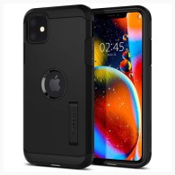 Spigen Tough Armor хибриден кейс с най-висока степен на защита Tech за iPhone 11, Black