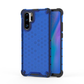Калъф fixGuard Honeycomb Case armor cover with TPU Bumper for Huawei P30 Pro blue