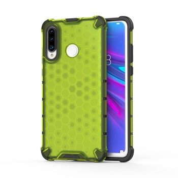 Калъф fixGuard Honeycomb Case armor cover with TPU Bumper for Huawei P30 Lite green