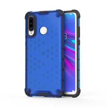 Калъф fixGuard Honeycomb Case armor cover with TPU Bumper for Huawei P30 Lite blue