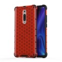 Калъф fixGuard Honeycomb Case armor cover with TPU Bumper for Xiaomi Mi 9T / Xiaomi Mi 9T Pro red