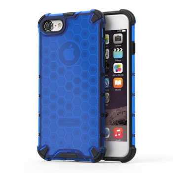 Калъф fixGuard Honeycomb Case armor cover with TPU Bumper for iPhone 8 / iPhone 7 blue