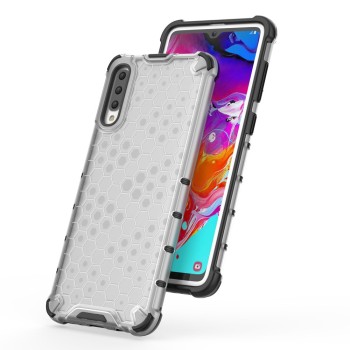 Калъф fixGuard Honeycomb Case armor cover with TPU Bumper for Samsung Galaxy A70 green