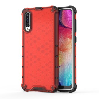 Калъф fixGuard Honeycomb Case armor cover with TPU Bumper for Samsung Galaxy A50s / Galaxy A50 / Galaxy A30s red