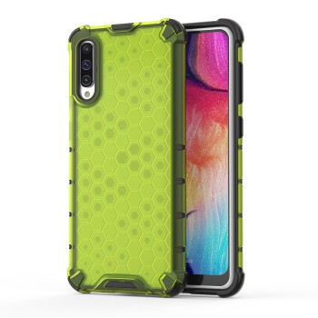 Калъф fixGuard Honeycomb Case armor cover with TPU Bumper for Samsung Galaxy A50s / Galaxy A50 / Galaxy A30s green
