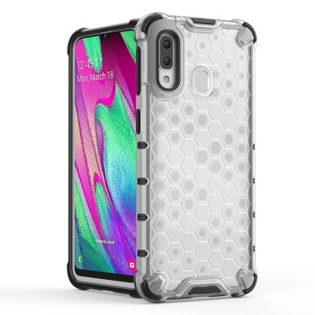 Калъф fixGuard Honeycomb Case armor cover with TPU Bumper for Samsung Galaxy A40 transparent