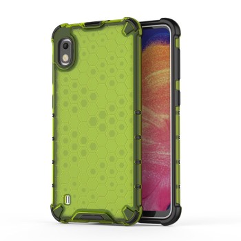 Калъф fixGuard Honeycomb Case armor cover with TPU Bumper for Samsung Galaxy A10 green