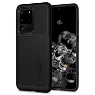 Spigen Slim Armor хибриден кейс с най-висока степен на защита за Samsung Galaxy S20 Ultra, Black