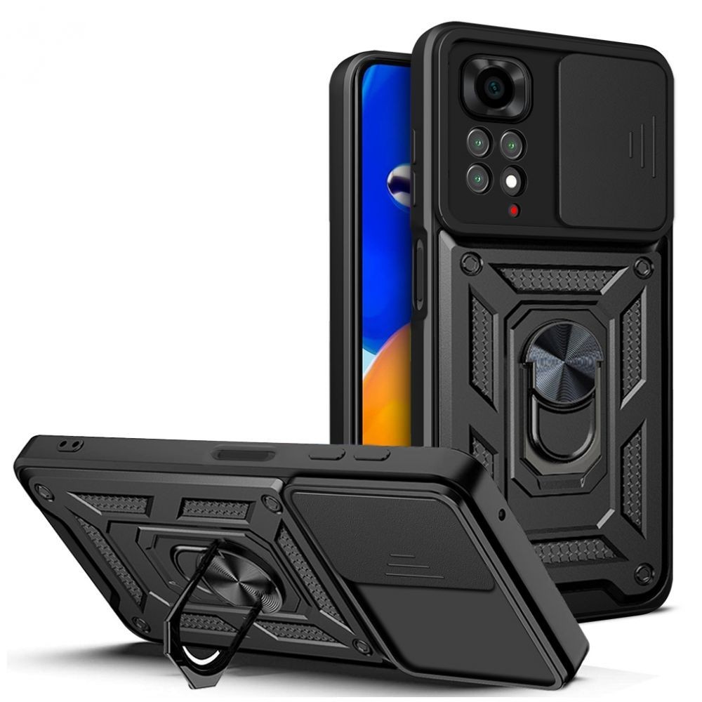 Калъф TECH-PROTECT CAMSHIELD PRO за XIAOMI REDMI NOTE 11 PRO / 11 PRO 5G, Черен