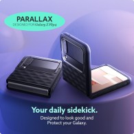 Калъф Spigen Caseology Parallax за Samsung Galaxy Z Flip 4, Matte Black