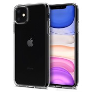 Spigen Liquid Crystal тънък силиконов (TPU) калъф за iPhone 11, Crystal Clear