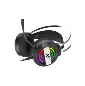 Геймърски слушалки Havit GAMENOTE H2026d RGB, USB+3.5mm, Black