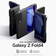 Калъф Spigen Thin Fit Pen Slot за Samsung Galaxy Z Fold 4, Black