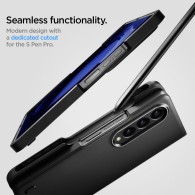 Калъф Spigen Thin Fit Pen Slot за Samsung Galaxy Z Fold 4, Black