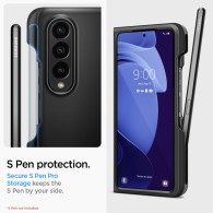 Калъф Spigen Thin Fit Pen Slot за Samsung Galaxy Z Fold 4, Black