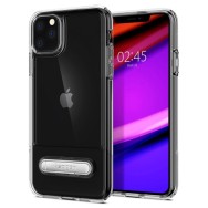 Spigen Slim Armor Essential S хибриден кейс с най-висока степен на защита за iPhone 11 Pro, Crystal Clear