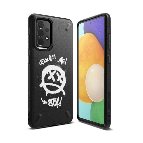 Калъф Ringke Onyx Design Durable TPU Case Samsung Galaxy A52 5G / A52 4G black (Graffiti)
