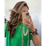 Калъф TECH-PROTECT iCon Chain за iPhone 14 Pro, Beige