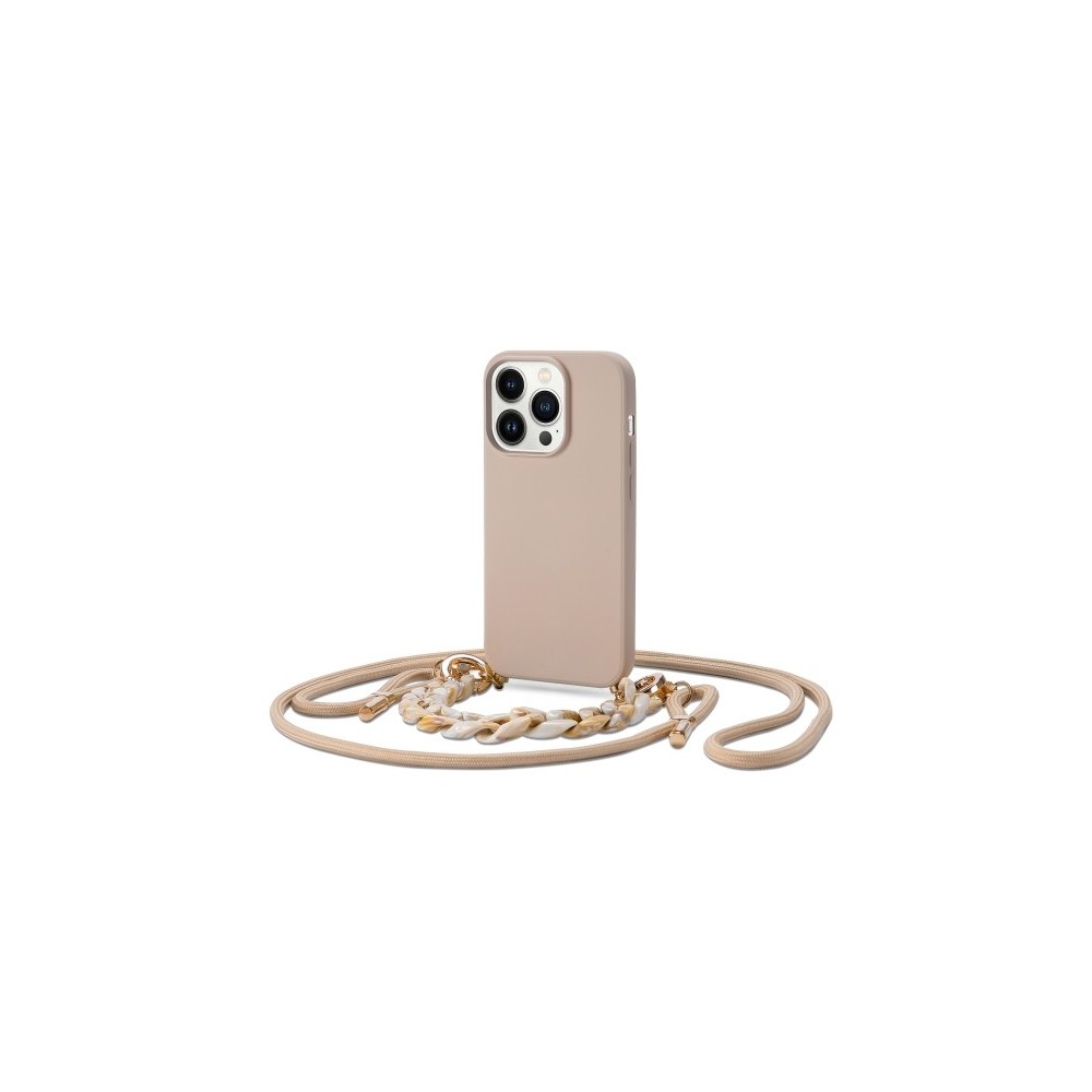 Калъф TECH-PROTECT iCon Chain за iPhone 14 Pro Max, Beige