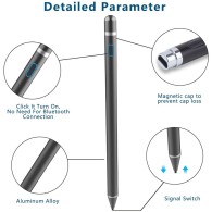 Писалка стилус fixGuard Premium Active Stylus Pen за таблет и телефон, Android, iOS, Windows 10, Silver