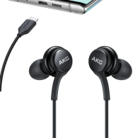 Слушалки Samsung AKG earphones - EO-IC100BBEGEU, USB-C, Black