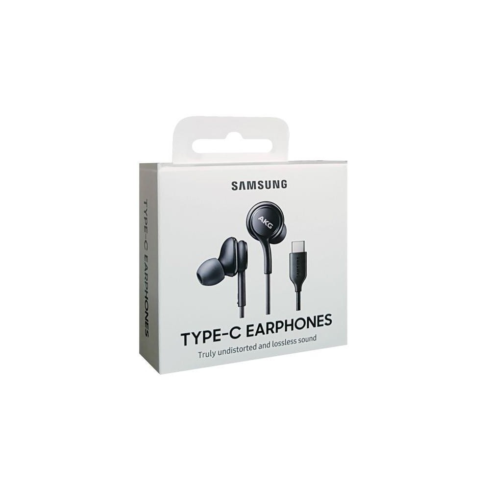 Слушалки Samsung AKG earphones - EO-IC100BBEGEU, USB-C, Black