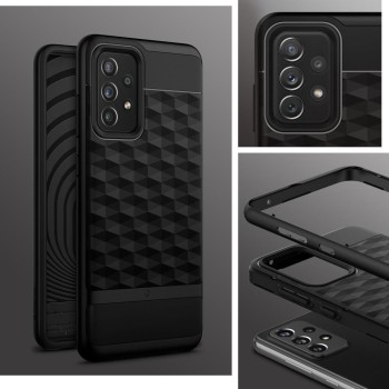 Калъф Spigen Caseology Parallax за Samsung Galaxy A52 LTE / 5G, Matte Black