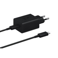 Комплект Зарядно Samsung 45W, Power Adapter + кабел, T4510XB, Black