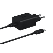 Комплект Зарядно Samsung 45W, Power Adapter + кабел, T4510XB, Black