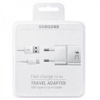 Комплект Зарядно Samsung 15W Power Adapter + Кабел, EP-TA20EWECGWW, White