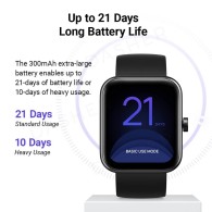 Xiaomi Maimo Smartwatch WT2105 - умен фитнес часовник с фунция за измерване на пулса за iOS и Android, Розов зелен