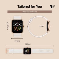 Xiaomi Maimo Smartwatch WT2105 - умен фитнес часовник с фунция за измерване на пулса за iOS и Android, Розов зелен