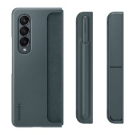 Предпазен калъф Samsung Standing Cover + Stylus Pen за Galaxy Z Fold4, Gray Green