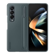 Предпазен калъф Samsung Standing Cover + Stylus Pen за Galaxy Z Fold4, Gray Green